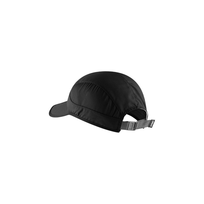 Șapcă pliabilă alergare CEP Run - negru | protecție UV și ventilație