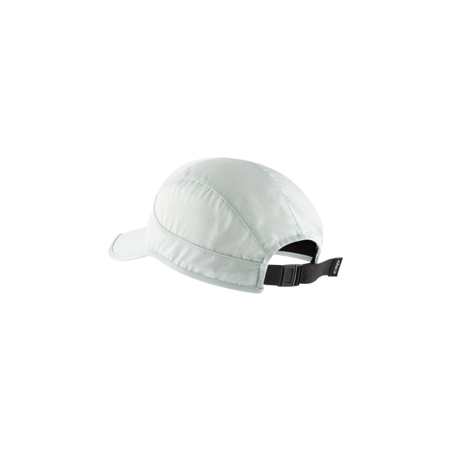 Șapcă pliabilă alergare CEP Run - alb | protecție UV și ventilație