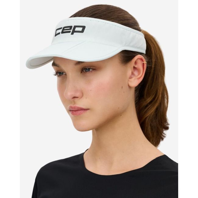 Cozoroc alergare CEP Core Run pliabil - alb | moisture-wicking