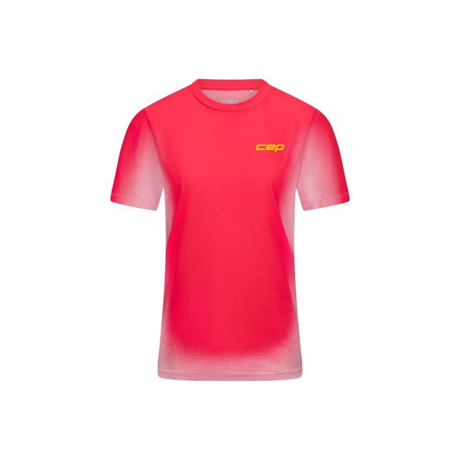 Tricou alergare CEP Core Run W - roz | respirabil