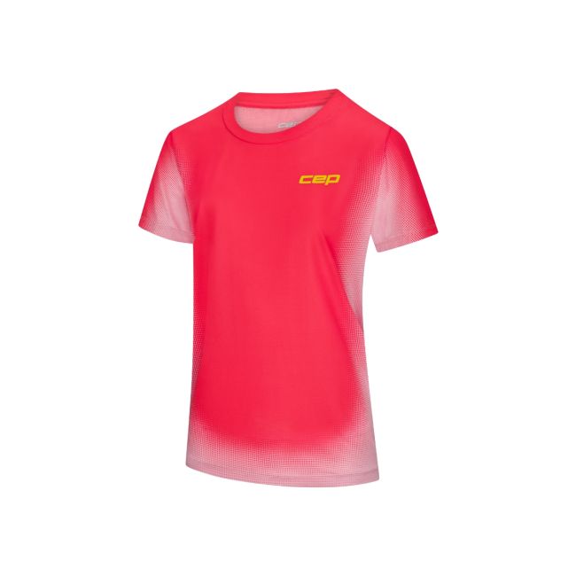 Tricou alergare CEP Core Run W - roz | respirabil