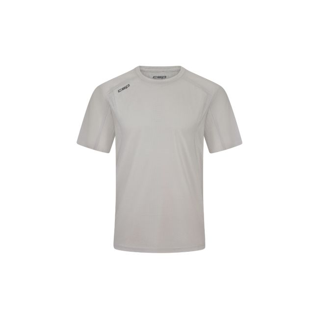 Tricou tehnic alergare CEP Pro Run Ultralight - gri deschis | ultraușor