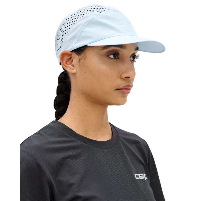 Șapcă alergare CEP Pro Run Ultralight | ultraușoară ventilație - ice blue