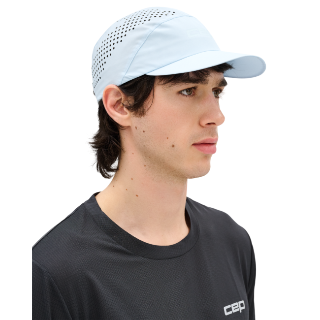 Șapcă alergare CEP Pro Run Ultralight | ultraușoară ventilație - ice blue