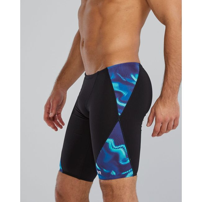 Jammer înot TYR Durafast Elite Waveform - albastru/verde | rezistent clor