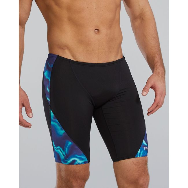 Jammer înot TYR Durafast Elite Waveform - albastru/verde | rezistent clor