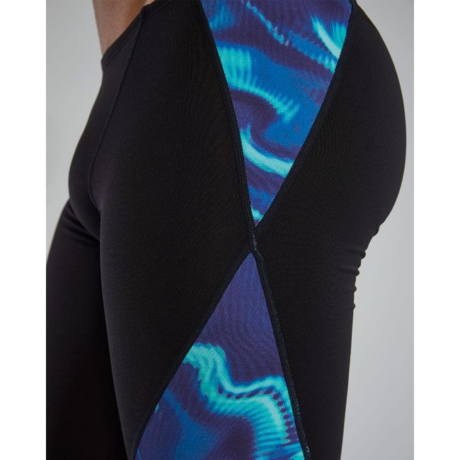 Jammer înot TYR Durafast Elite Waveform - albastru/verde | rezistent clor