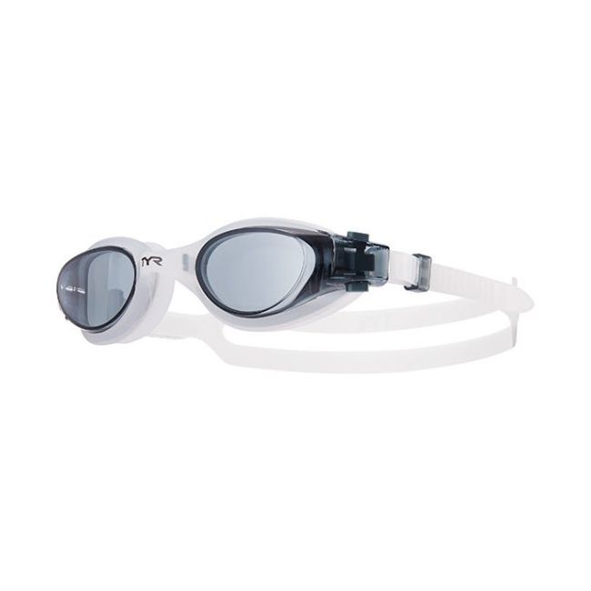 Ochelari înot TYR Vesi - smoke/alb | DURAFIT, protecție UV
