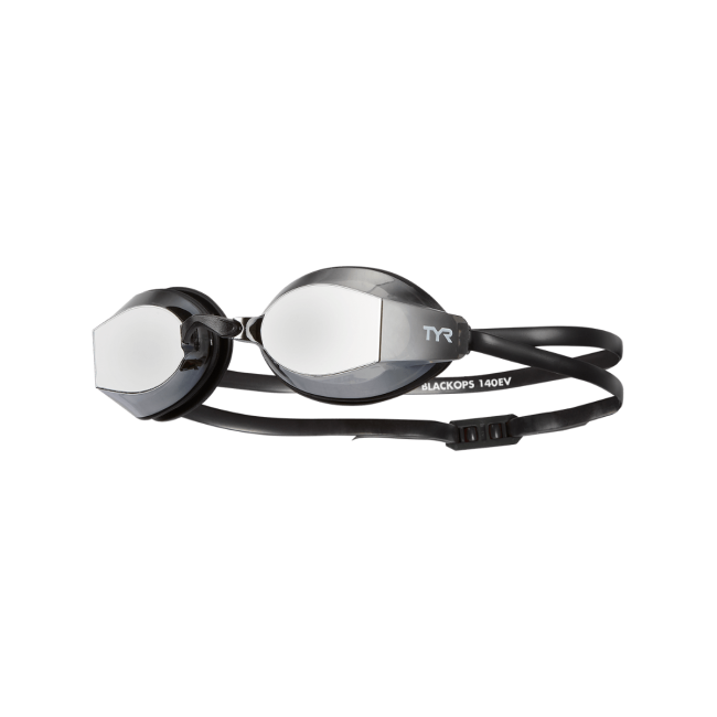 Ochelari înot TYR Black Ops 140 EV Racing - fumuriu metalizat | oglindă