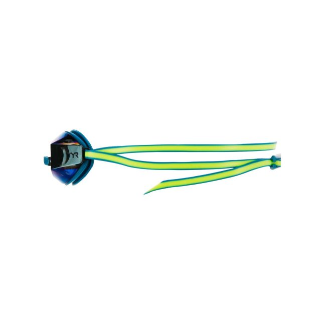 Ochelari înot TYR Black Ops 140 EV Racing - turcoaz/lime | oglindă