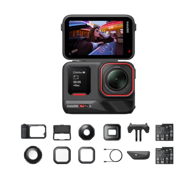 Camera actiune Insta360 Ace Pro 2 - Ultimate Videography Bundle