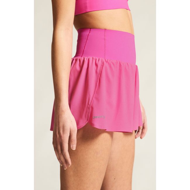 Pantaloni scurți alergare Craft Hypervent Wide Shorts damă - roz