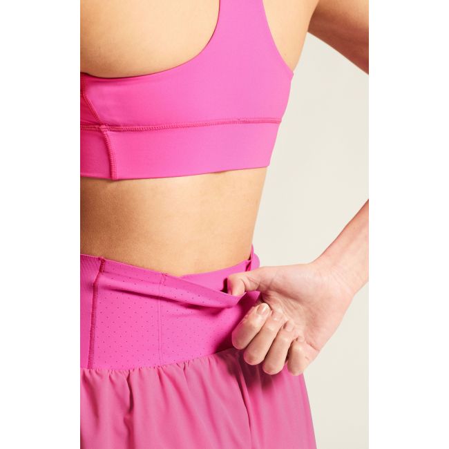 Pantaloni scurți alergare Craft Hypervent Wide Shorts damă - roz