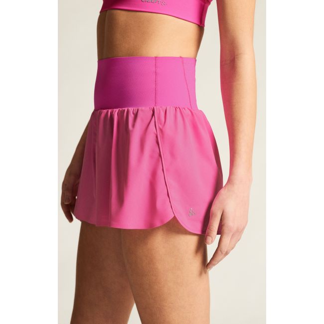 Pantaloni scurți alergare Craft Hypervent Wide Shorts damă - roz