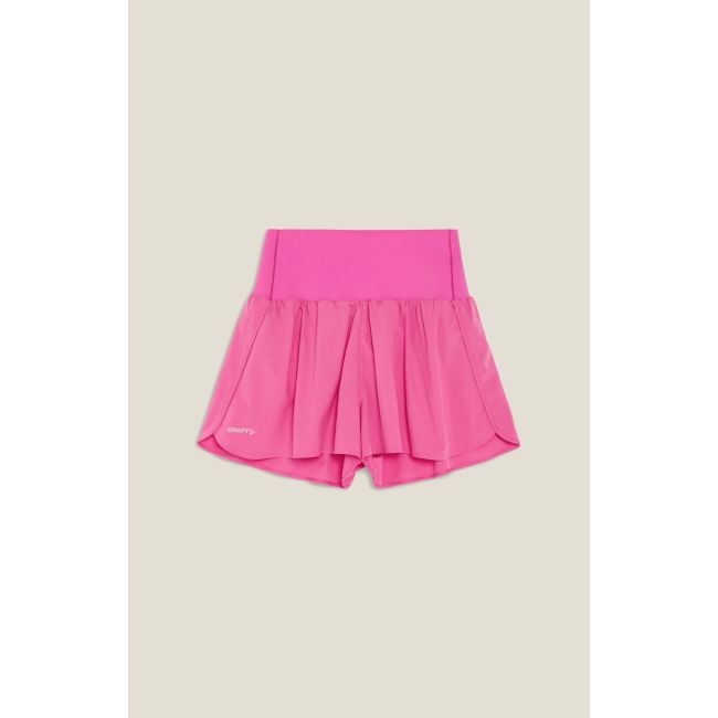 Pantaloni scurți alergare Craft Hypervent Wide Shorts damă - roz