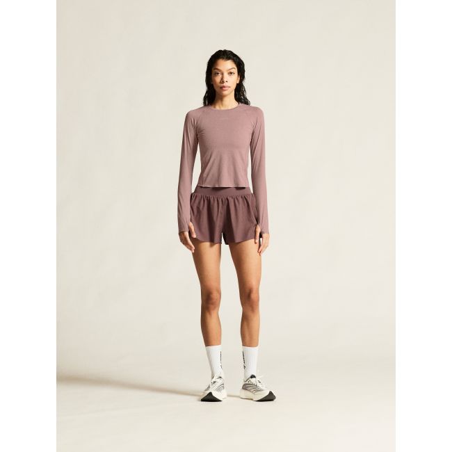 Pantaloni scurți alergare Craft Hypervent Wide Shorts damă - mov