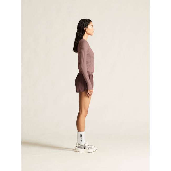 Pantaloni scurți alergare Craft Hypervent Wide Shorts damă - mov
