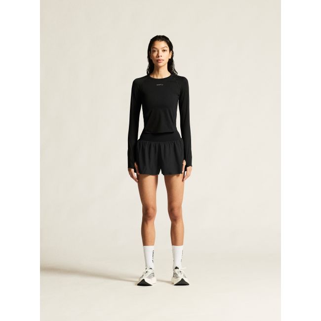 Pantaloni scurți alergare Craft Hypervent Wide Shorts damă - negri