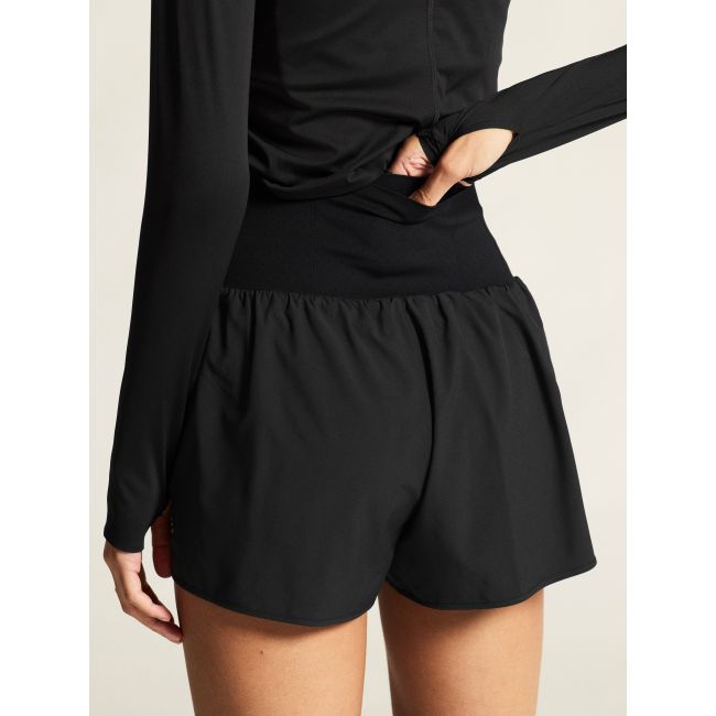 Pantaloni scurți alergare Craft Hypervent Wide Shorts damă - negri