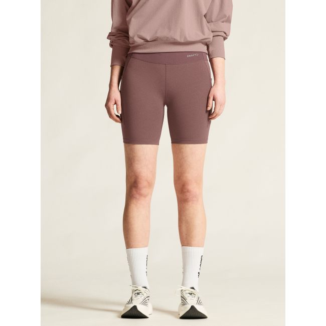 Pantaloni scurți alergare Craft Essence Short Tights 3 damă - mov