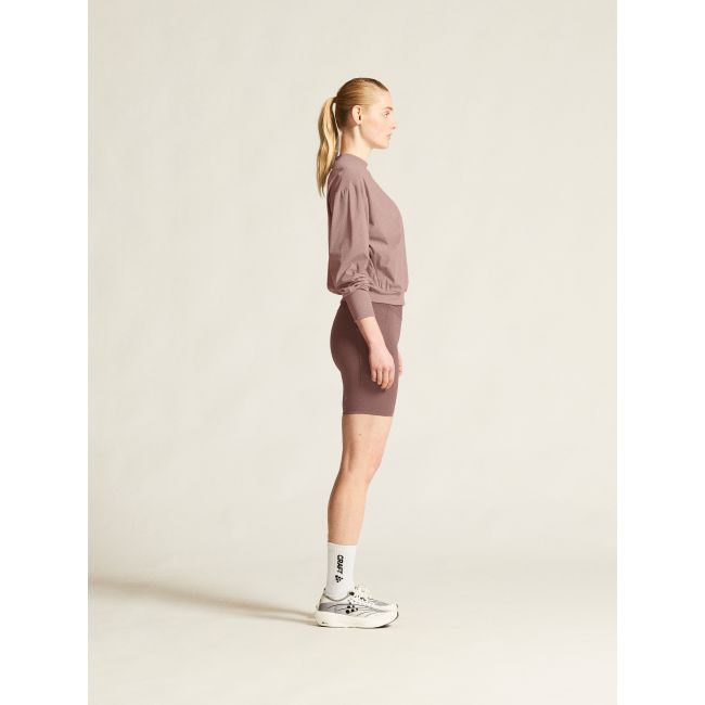 Pantaloni scurți alergare Craft Essence Short Tights 3 damă - mov