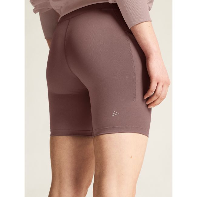 Pantaloni scurți alergare Craft Essence Short Tights 3 damă - mov