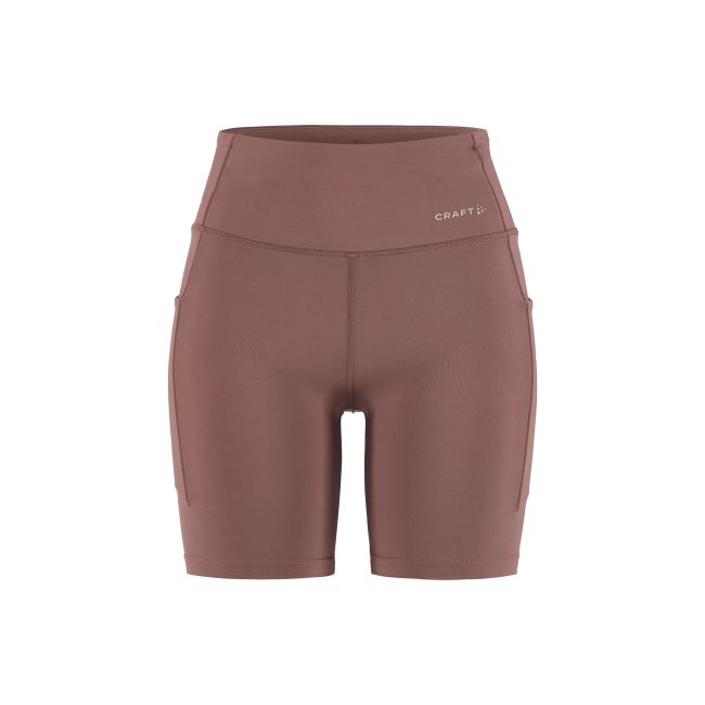 Pantaloni scurți alergare Craft Essence Short Tights 3 damă - mov