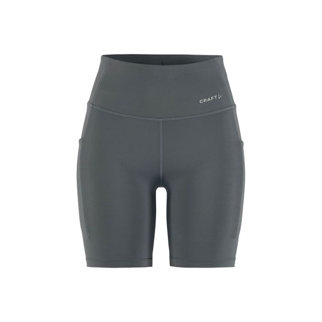 Pantaloni scurți alergare Craft Essence Short Tights 3 damă - gri