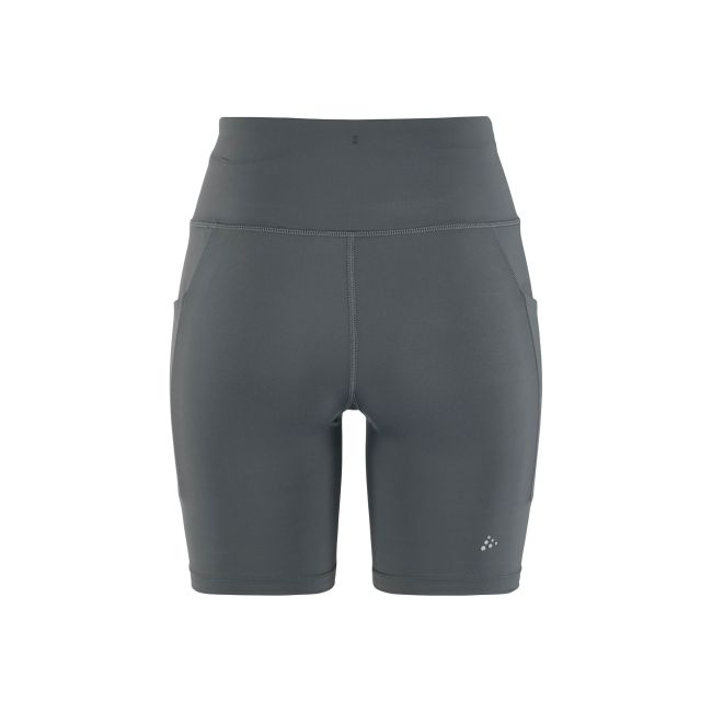 Pantaloni scurți alergare Craft Essence Short Tights 3 damă - gri