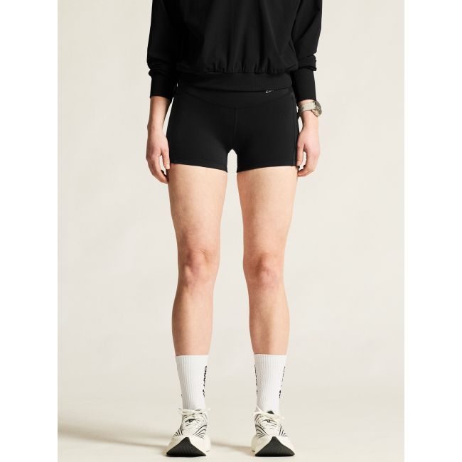 Pantaloni scurți alergare Craft Essence Hotpants 3 damă - negri
