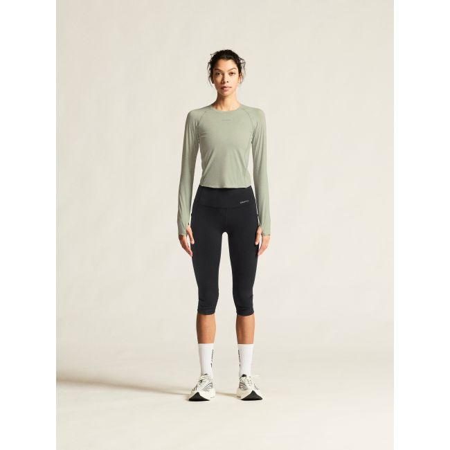 Bluză alergare Craft Hypervent Tight Longsleeve damă - gri