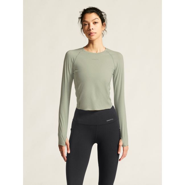 Bluză alergare Craft Hypervent Tight Longsleeve damă - gri