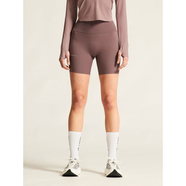 Pantaloni scurți alergare Craft Hypervent Short Tights damă - mov
