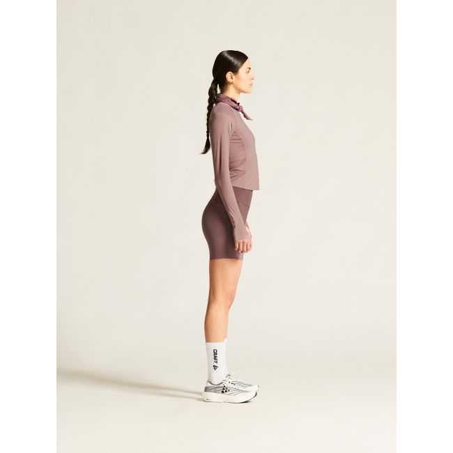 Pantaloni scurți alergare Craft Hypervent Short Tights damă - mov