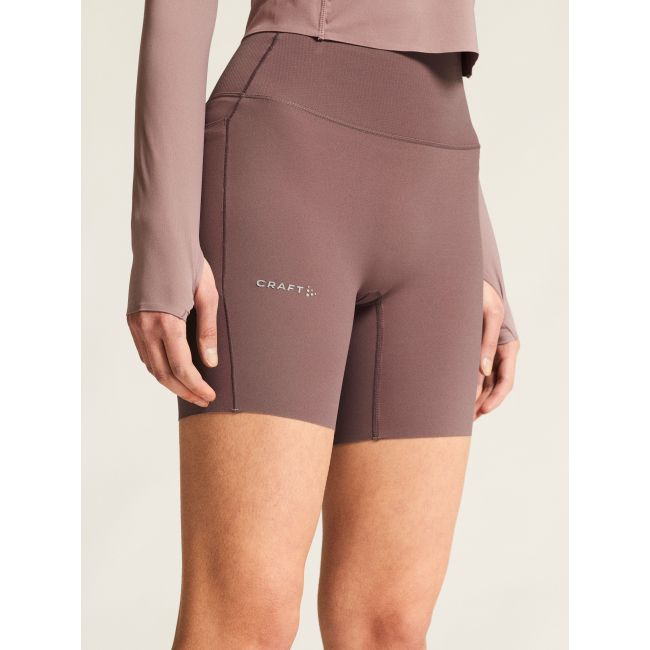 Pantaloni scurți alergare Craft Hypervent Short Tights damă - mov