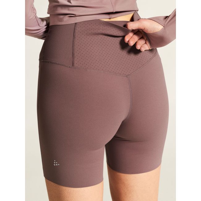 Pantaloni scurți alergare Craft Hypervent Short Tights damă - mov