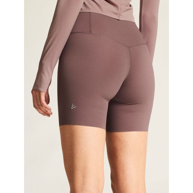 Pantaloni scurți alergare Craft Hypervent Short Tights damă - mov