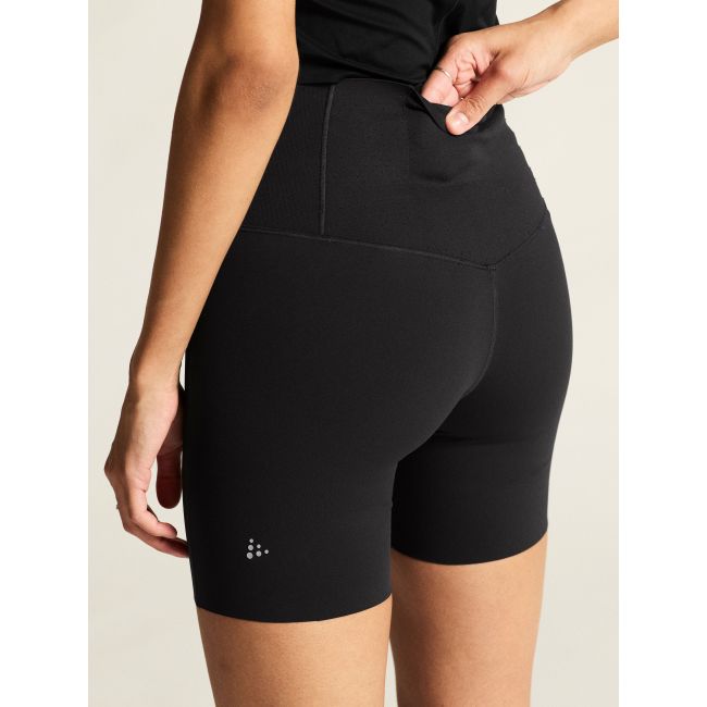Pantaloni scurți alergare Craft Hypervent Short Tights damă - negri