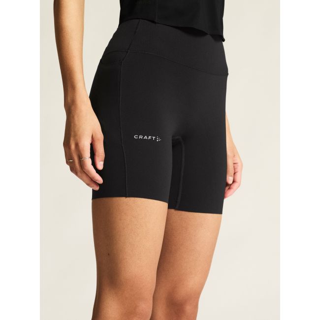 Pantaloni scurți alergare Craft Hypervent Short Tights damă - negri