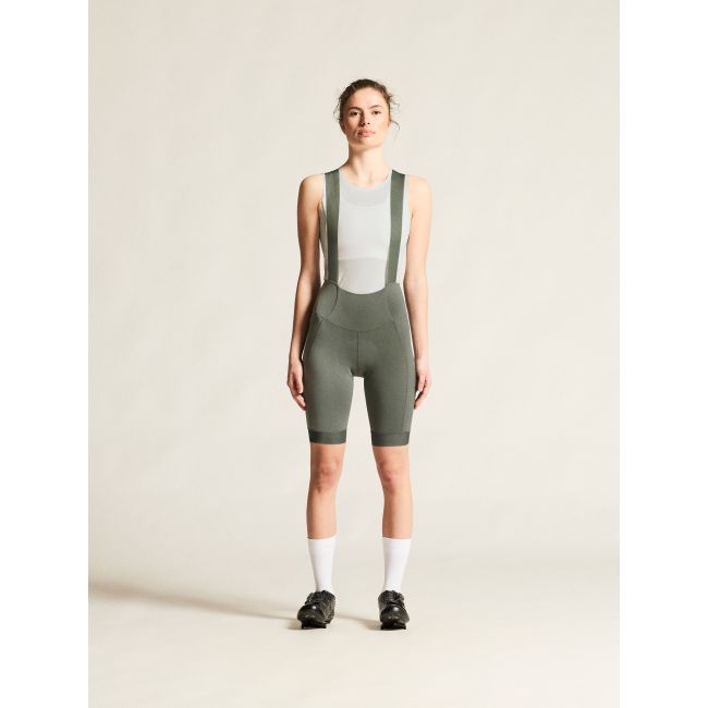 Pantaloni ciclism cu bretele Craft Endur Cargo Bib Shorts C3 damă - verzi