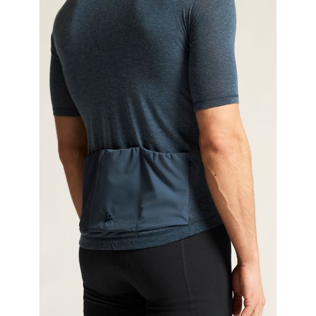 Tricou ciclism Craft Everyday Wool SS Jersey bărbați - albastru