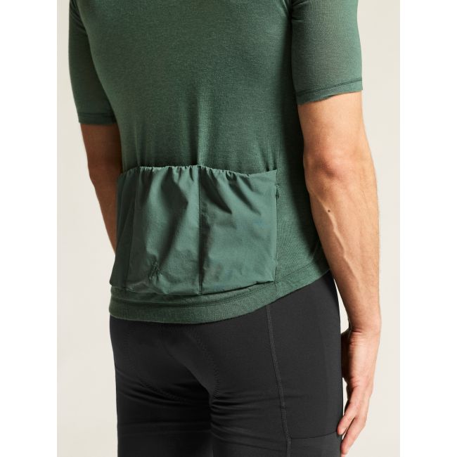 Tricou ciclism Craft Everyday Wool SS Jersey bărbați - verde