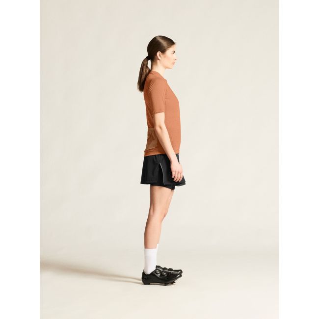 Tricou ciclism Craft Everyday Wool SS Jersey damă - caramel