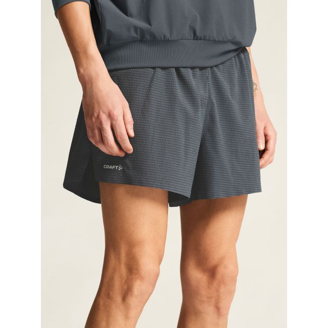 Șort alergare Craft Hypervent Structure Shorts bărbați - gri