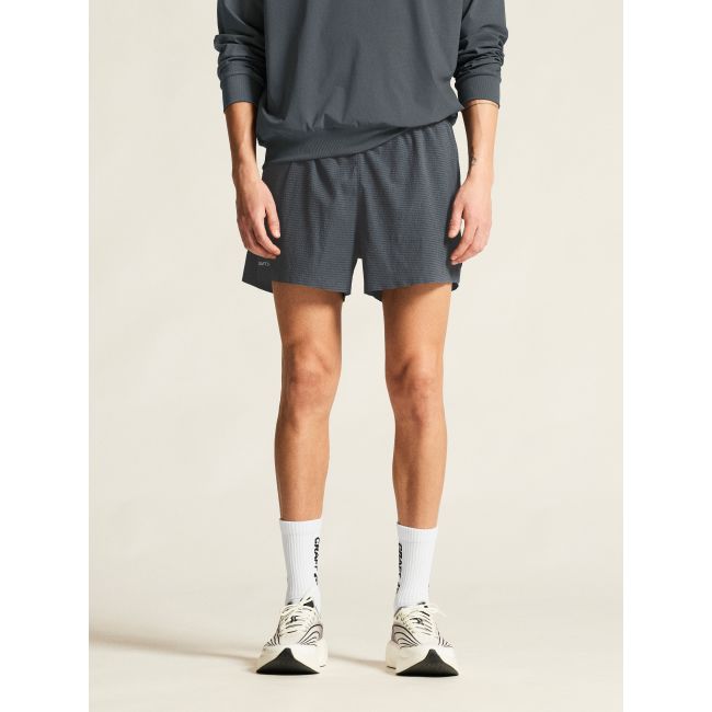Șort alergare Craft Hypervent Structure Shorts bărbați - gri