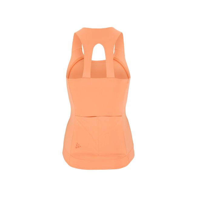 Maieu ciclism Craft Endur Singlet damă - caisă