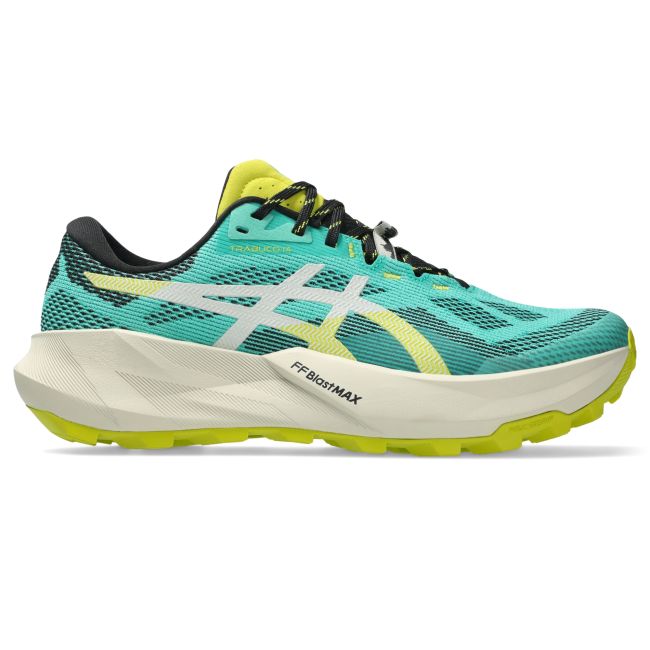 Pantofi alergare trail ASICS Trabuco 14 bărbați - Aurora Green | Light Dust