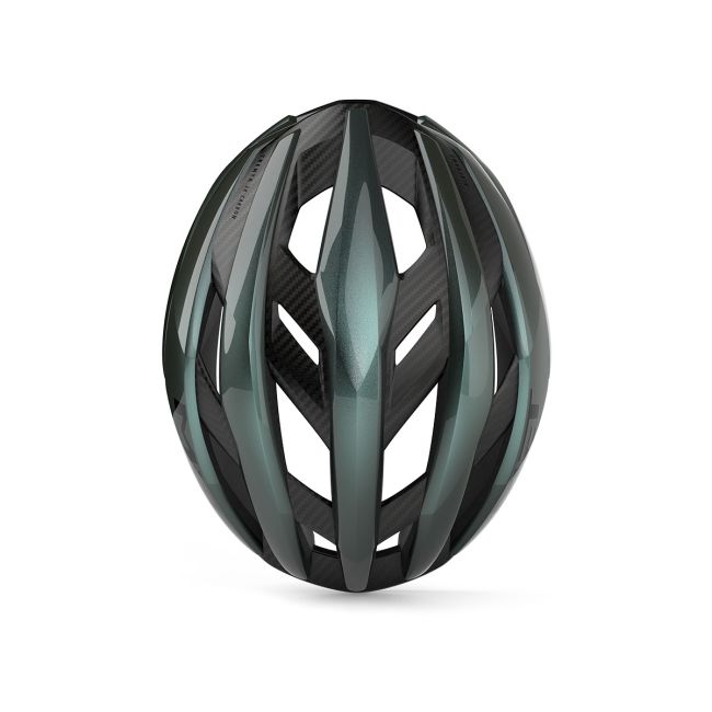 Casca ciclism MET Trenta 3K Carbon - hyper teal lucios