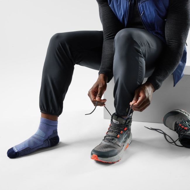Șosete trekking Smartwool Hike Ankle Light Cushion bărbați - albastru închis