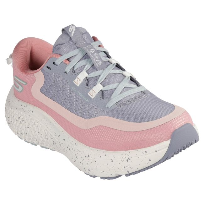 Pantofi alergare trail Skechers GO RUN Supersonic Max A/T damă - mov prăfuit